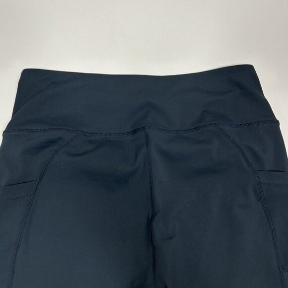 LouKeith Biker Sports Shorts Women Stretch Activewear Size M Dark Blue Pockets - Picture 7 of 8